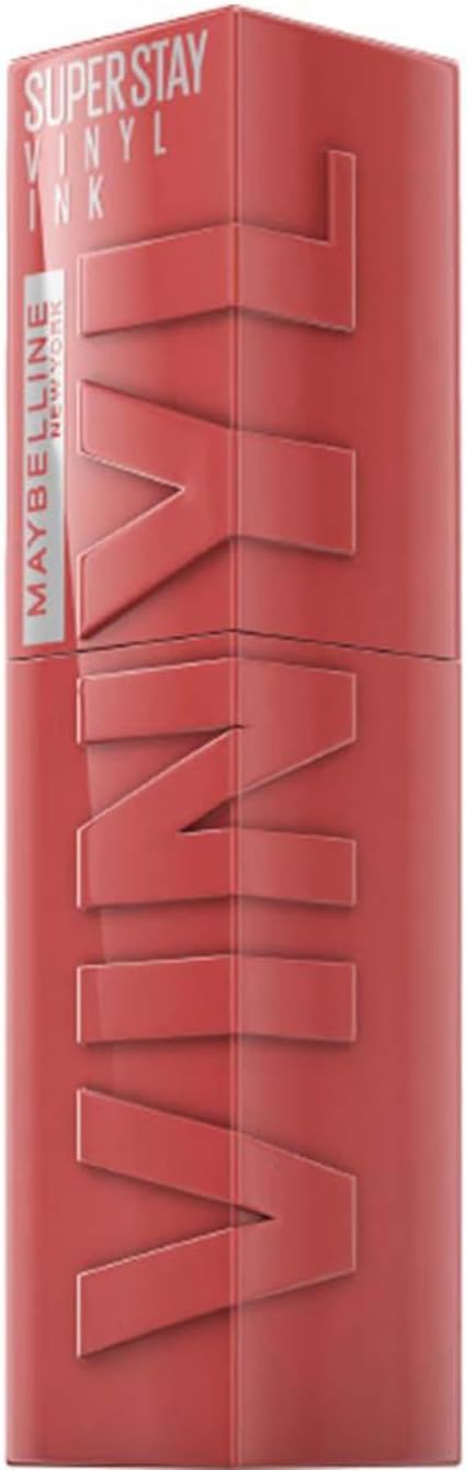 Maybelline New York Super Stay Vinyl Ink Longwear Transfer Proof Gloss Lipstick, 40 WITTY