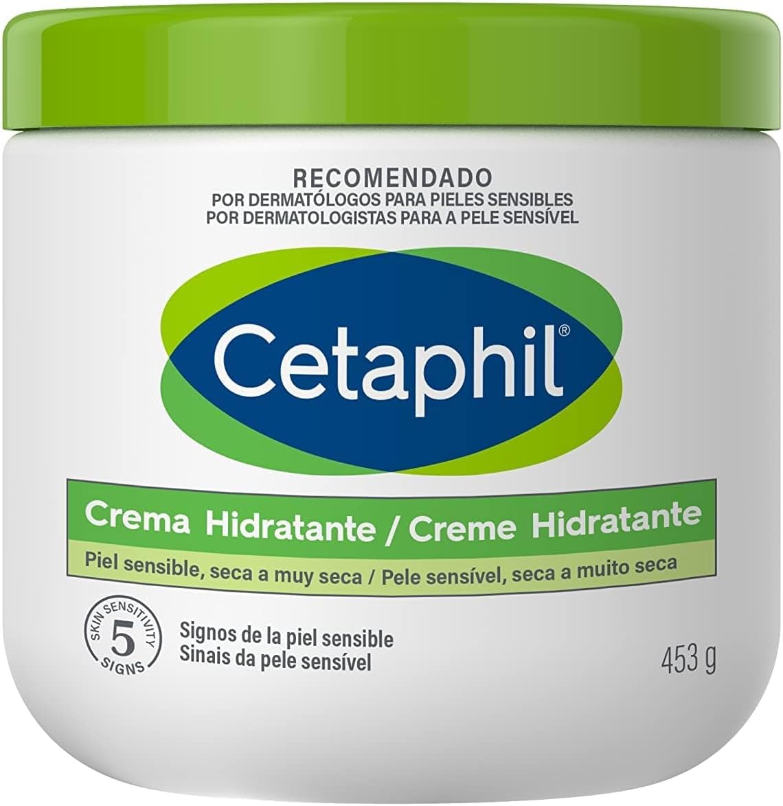 Cetaphil Moisturizing Cream, Face & Body Moisturizer for Men & Women, Dry to Very Dry and Sensitive Skin, Unscented, 450g