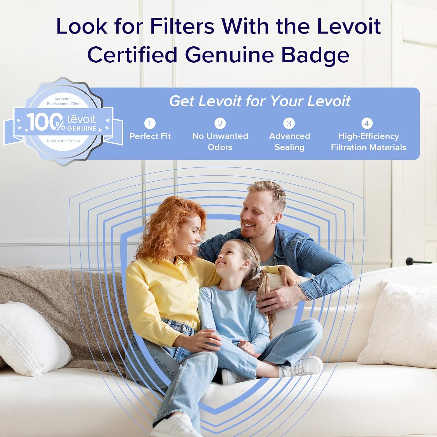 LEVOIT Air Purifiers for Bedroom Home, 3-in-1 Filter Cleaner with Fragrance Sponge for Better Sleep, Filters Smoke, Allergies, Pet Dander, Odor, Dust, Office, Desktop, Portable, Core Mini, White