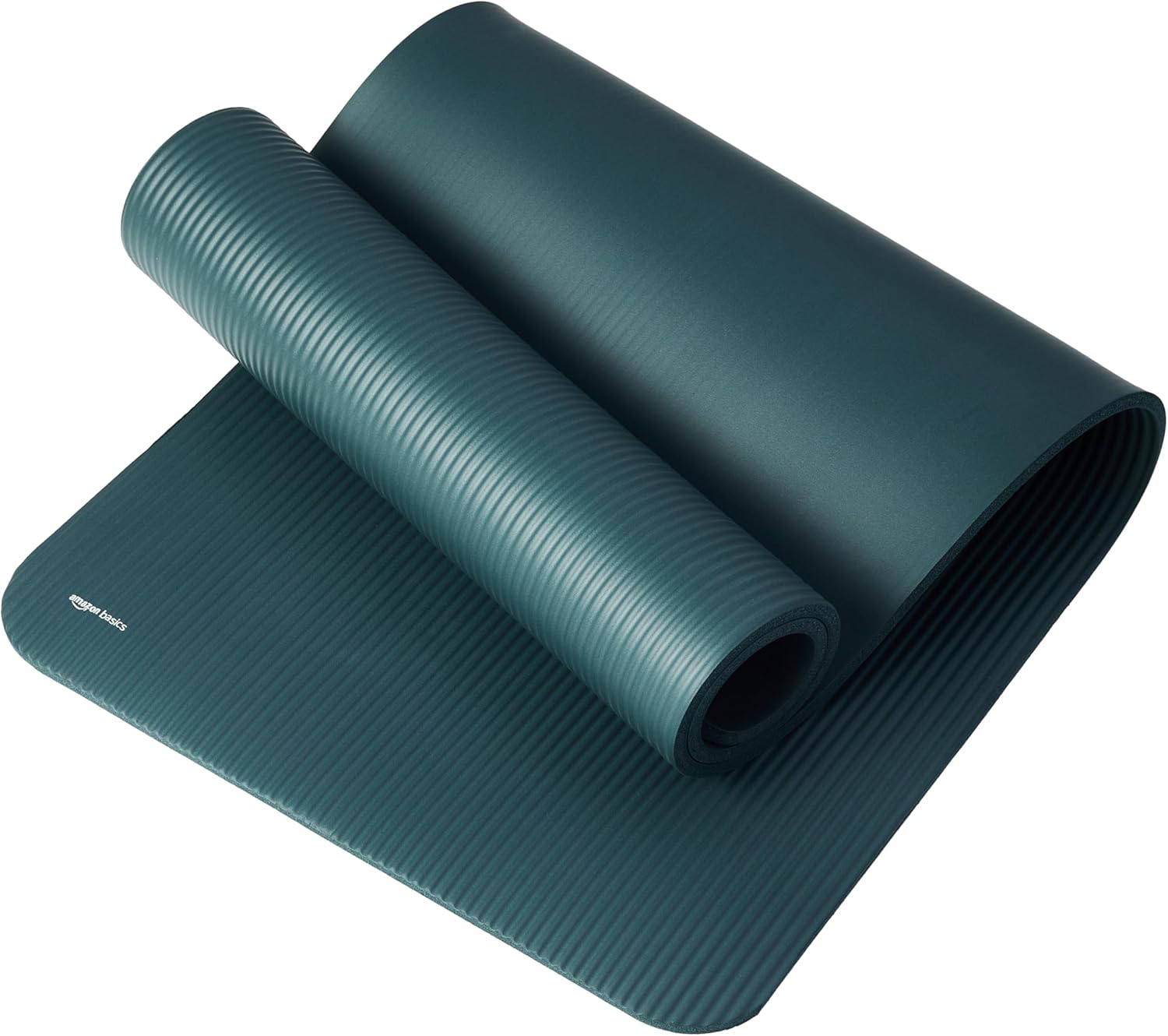 Amazon Basics Extra Thick Exercise Yoga Gym Floor Mat with Carrying Strap