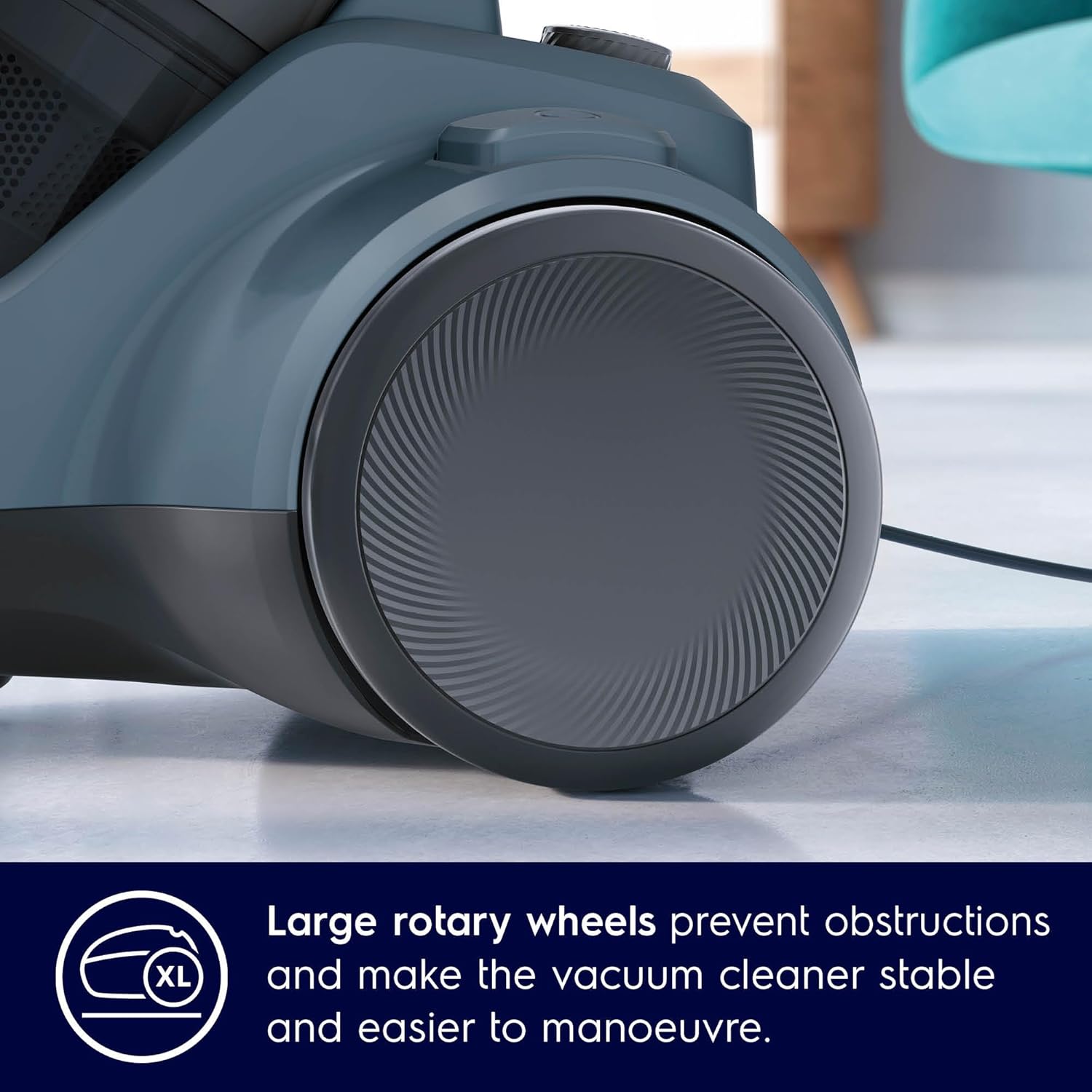 Electrolux 2000W Canister Bagless Vacuum Cleaner with 4 Steps Filtration & Washable Filter for Pet Hair, Carpet, Tile, Hard Floor, 1.8L Dust Capacity, Easy Emptying with Single Button Release, EC412DB