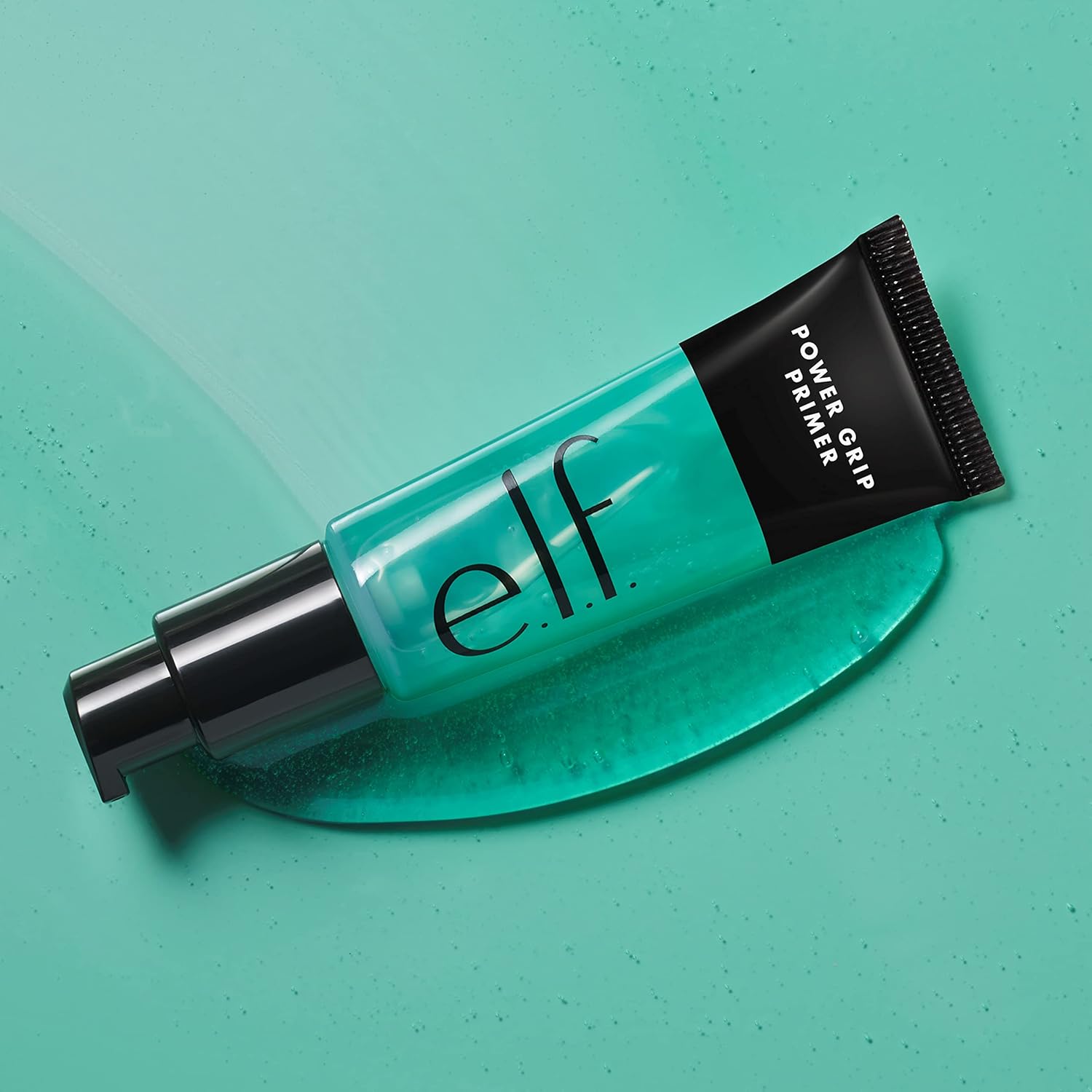 e.l.f. Power Grip Primer, a gel-based hydrating face primer designed to smooth skin and enhance makeup grip, moisturizes and preps the skin for foundation application, 0.811 fl oz (24 ml).