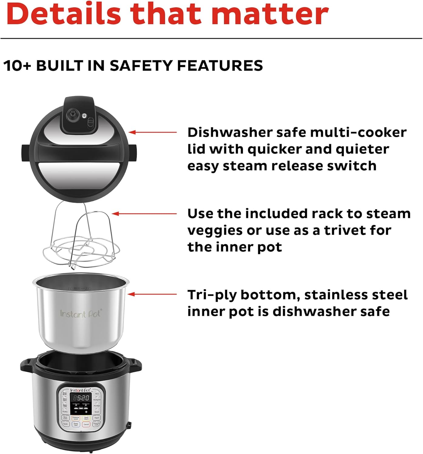 Instant Pot Duo Mini Multi-Use Programmable Pressure Cooker, Slow Cooker, Rice Cooker, Steamer, Sauté Pan, Yogurt Maker, and Warmer