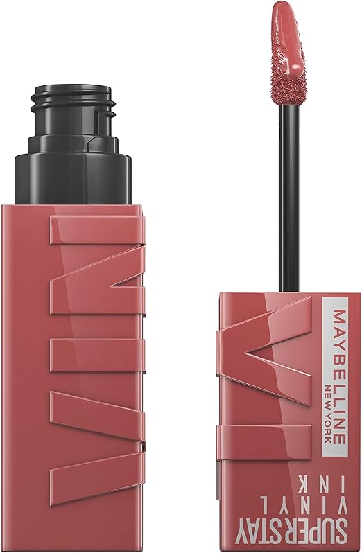 Maybelline New York Super Stay Vinyl Ink Longwear Transfer Proof Gloss Lipstick, 40 WITTY