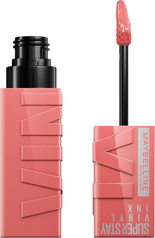 Maybelline New York Super Stay Vinyl Ink Longwear Transfer Proof Gloss Lipstick, 40 WITTY