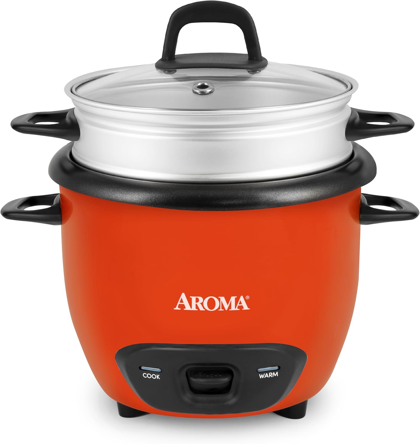 Aroma Housewares Aroma 6-Cup (Cooked) 1.5-Quart One-Touch Rice Cooker, White (ARC-363NG), 6 Cups Cooked / 3 Cups Uncooked / 1.5 Quarts