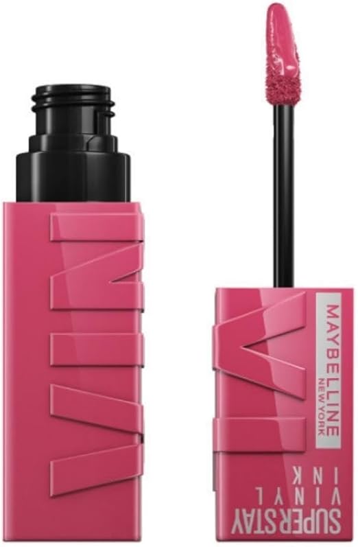 Maybelline New York Super Stay Vinyl Ink Longwear Transfer Proof Gloss Lipstick, 40 WITTY