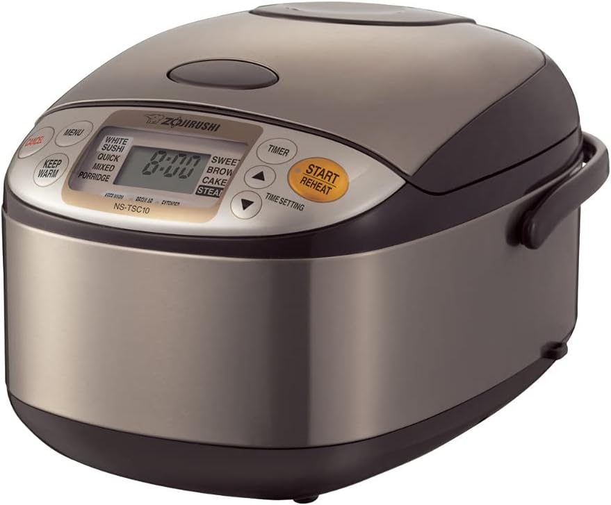 Zojirushi Micom 5.5-Cup (Uncooked) Rice Cooker, NS-TSC10 Micom Rice Cooker and Warmer, 5.5 Cups