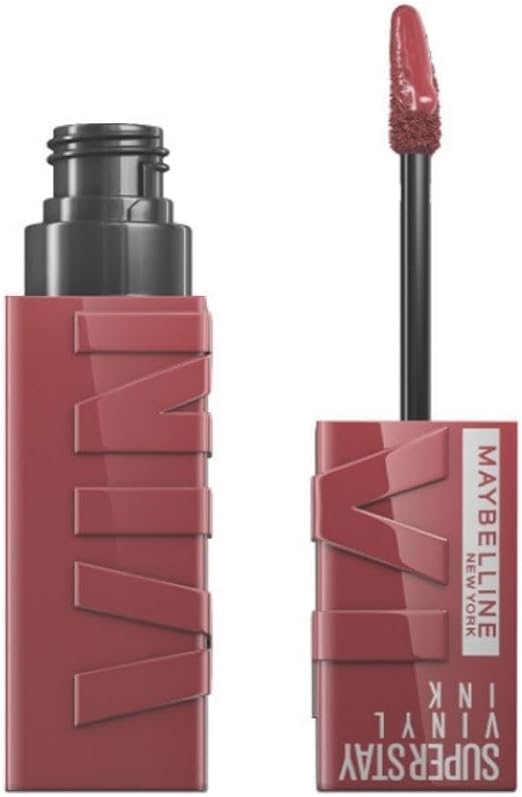 Maybelline New York Super Stay Vinyl Ink Longwear Transfer Proof Gloss Lipstick, 40 WITTY