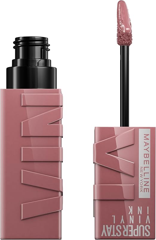 Maybelline New York Super Stay Vinyl Ink Longwear Transfer Proof Gloss Lipstick, 40 WITTY