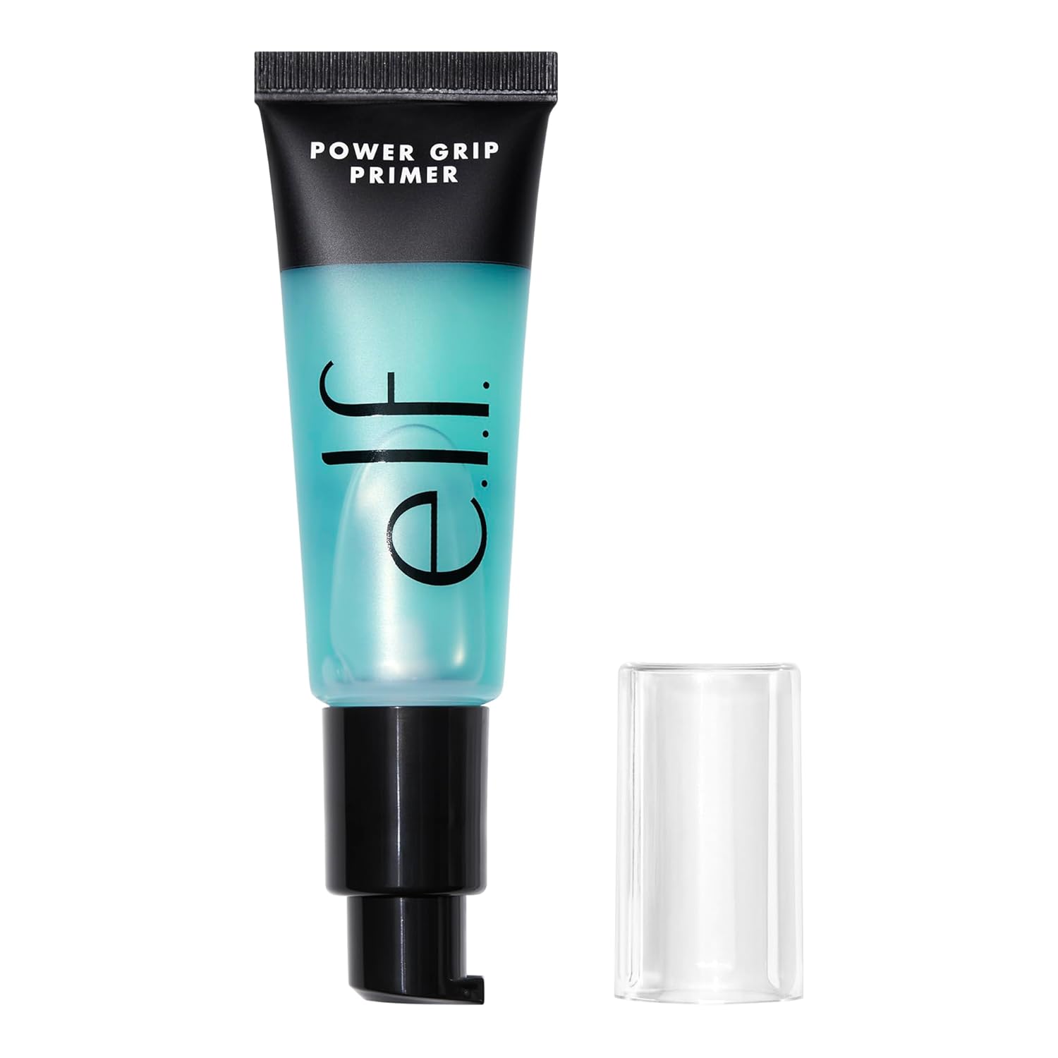 e.l.f. Power Grip Primer, a gel-based hydrating face primer designed to smooth skin and enhance makeup grip, moisturizes and preps the skin for foundation application, 0.811 fl oz (24 ml).